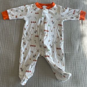Halloween footie onesie